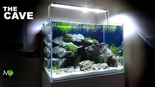 "THE CAVE" AQUARIUM......How To - Aquascape Tutorial / Setup