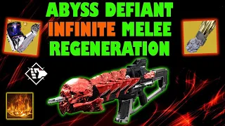 Fully Crafted Abyss Defiant - Infinite Melee Scorch Auto Rifle! Destiny 2 - Season 22 Crota Loot