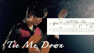 (w/TAB) Gryffin with Elley Duhé  - Tie Me Down / Fingerstyle Guitar