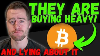 THEY ARE LYING TO YOU ABOUT BITCOIN! Five Groups Buying Bitcoin HEAVY!