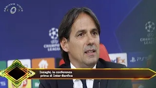 Inzaghi, la conferenza  prima di Inter-Benfica