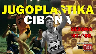 Nezaboravna sezona ExYu lige: Cibona 86 - Jugoplastika 87 - Sezona 1987./'88.