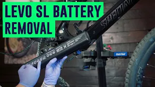 How to remove the battery, cranks and motor on a Specialized Turbo Levo SL