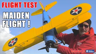 DYNAM PT-17 STEARMAN | MAIDEN FLIGHT: ESSENTIAL RC FLIGHT TEST