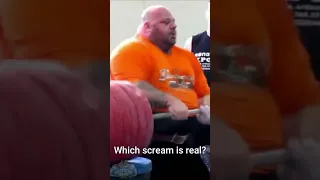 Which scream is real?