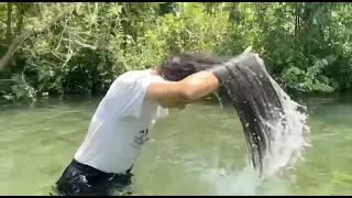 Water Hair Flip