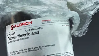 I got Fluoroantimonic acid⚠️  I need your suggestions!