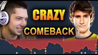 CRAZY COMEBACK EVER - Dendi ft W33 Dota 2