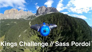 Kings Challenge Wingsuit BASE jump - Sass Pordoi