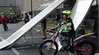 大阪モーターサイクルショー2019 トライアルデモンストレーション 2回目