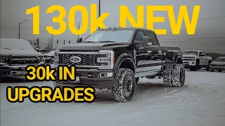 2023 Ford F450 Gets a $30K Makeover with 4" BDS Lift & 24" American Force Wheels