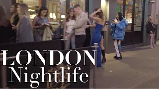 London Nightlife | Saturday Midnight Walk [4K HDR]