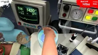 Surgeon Simulator brain transplant 8.698 former record