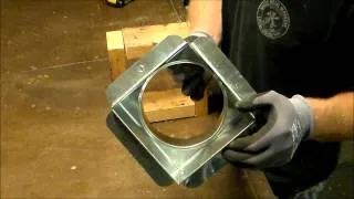 How to install a Sheet Metal Register Can or Box for Heating, Air Conditioning, HVAC install