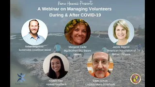 Webinar: Managing Volunteers During and After COVID-19