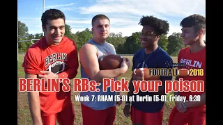 Pick your poison with the Berlin running backs