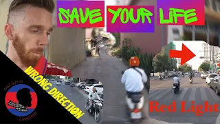 SAVE YOUR LIFE w/ These Tips on Motorcycle/Scooter/Moto Driving in Cambodia