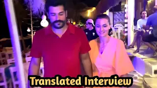 Burak Ozcivit & Fahriye New Interview || Translated Interview