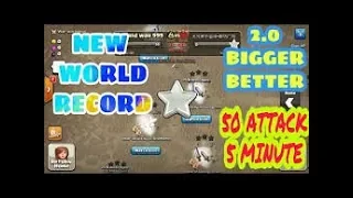 50 ATTACKS AT LAST MINUTE OF THE WAR  7C 1 MINUTE WORLD RECORD 2018