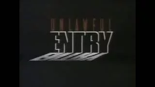 1992 Unlawful Entry Tv Spot