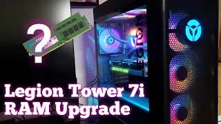 Lenovo Legion Tower 7i RAM UPGRADE