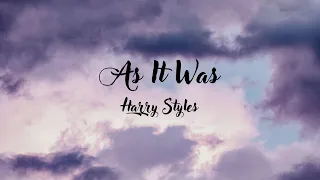 Harry Styles - As It Was (Cover Background)