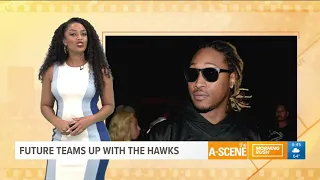 Future Makes History at Hawks Game