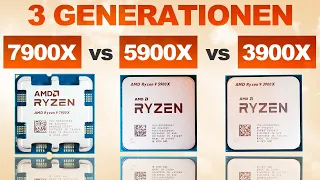 3 Generationen im TEST! — AMD 7900X vs 5900X vs 3900X