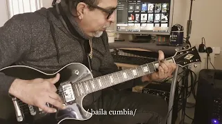 "como hacer un  solo de guitarra en cumbia.