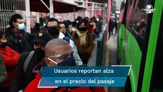 Pasajeros padecen frustración y desesperación por falta de Metro en 6 líneas