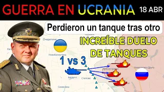 18 Abr: El maestro tanquista ucraniano NO DIO A LOS RUSOS NINGUNA OPORTUNIDAD DE GANAR