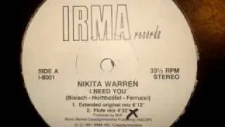 Nikita Warren "I Need You" (Flute Mix) 1991