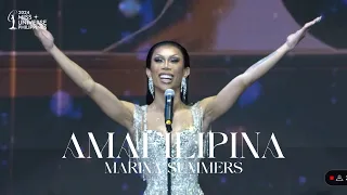 Miss Universe Philippines 2024 Opening Number | Marina Summers - AMAFILIPINA (Full Performance)