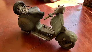 Restauro completo Vespa 150 VBA1T del 1960