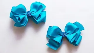 How to make boutique hair bows - Hair bow holder - How to make hair bows for girls