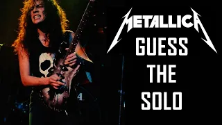 Metallica Guess The Solo Challenge