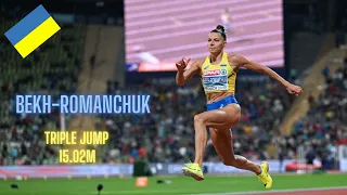 Maryna Bekh-Romanchuk Gold 15.02m 🔥I Final Women’s Triple Jump I Munich 2022