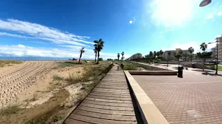 33 minute Crazy Beach Ride Cycling Fat Burning Workout Peñíscola Spain