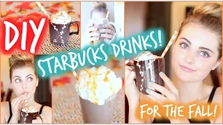 DIY Fall Starbucks Drinks: Pumpkin Spice & Salted Caramel!🍂 | Aspyn Ovard