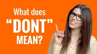 Ask a French Teacher #17 - What does DONT mean?