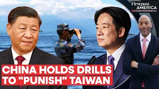 China Encircles Taiwan with Military Drills Using Warships, Fighter Jets | Firstpost America