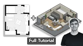 How to Draw Floor Plans & 3D - Full Tutorial