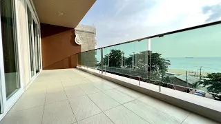 Superb one-bedroom with spacious terrace and sea view in Pattaya (Jomtien beachfront)!