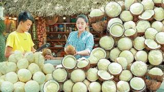 Home made instant Coconut Oil | Extra virgin coconut oil made from 100 coconuts | Sprout Coconut