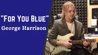 How to Play `For You Blue´ by George Harrison - Blues Chord Progression - Rhythm Guitar Lesson