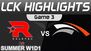 KT vs HLE Highlights Game 3 LCK Summer Season 2023 W1D1 KT Rolster vs Hanwha Life Esports by Onivia