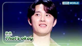 That's okay - D.O. (The Seasons) | KBS WORLD TV 231006