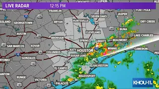 Watch Live: Meteorologist Kim Castro is tracking heavy storms moving into the Houston area