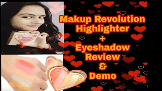 #DRAGON'S HEART HIGHLIGHTER# face & eyes Review + demo ||