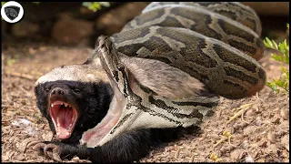 Honey Badger Bravely Fought Python Until his Last Breath But Still Couldn't Escape